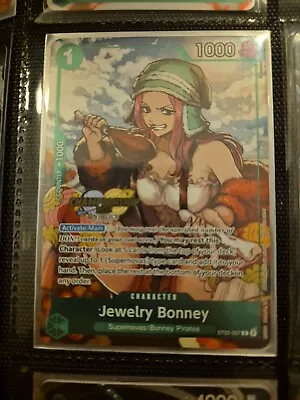 Buy One Piece Card Game TCG - Jewelry Bonney - Championship Promo - ST02-007  • 100£
