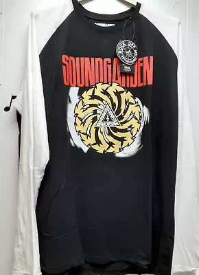 Buy Soundgarden Badmotorfinger Raglan T Shirt New Official Size XXL Rock Metal Punk • 19£