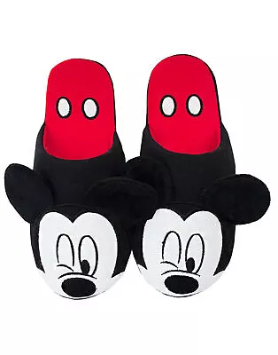 Buy Disney Black 3D Slippers (Womens) • 16.99£