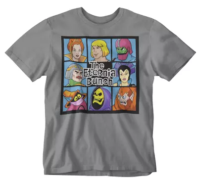 Buy Heman T-shirt Eternity Bunch Brady Tv Cartoon Skeletor Gang Retro Movie Gift  2 • 10.49£