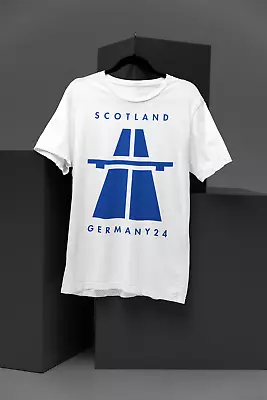 Buy Scotland Germany 24 Football Euros Autobahn Kraftwerk Premium Unisex T-Shirt TA • 23.99£