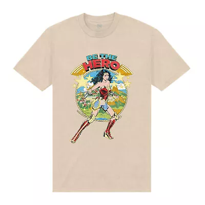 Buy Official Wonder Woman Be The Hero T-Shirt Crew Neck Short Sleeve Tee Top • 22.95£