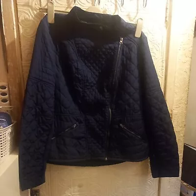 Buy Jacket From Marks And Spencer  Ladies Size 16 Navy Blue • 0.99£
