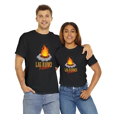 Buy Lag Baomer T-Shirt Jewish Religious Festival Holy Day Jewish Bonfire Unisex Tee • 11.99£