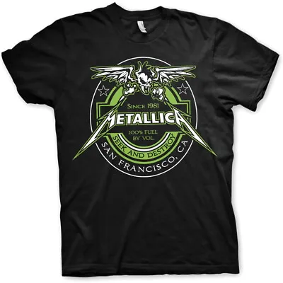 Buy Metallica Fuel Black T-Shirt NEW OFFICIAL • 16.59£