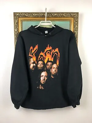 Buy Vintage Korn Hoodie Band Rare Hype Jacket Woman Size M • 72.39£