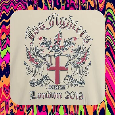 Buy Unworn FOO FIGHTERS 2018 UK TOUR LONDON CONCERT T-Shirt S DEADSTOCK NOS • 49.99£