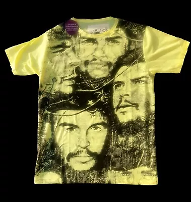 Buy Che Guevara  Mens Cotton T-Shirt Tee Top Large Size Yellow • 10£