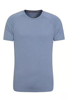 Buy Mountain Warehouse Mens Melange T-Shirt Lightweight UV Protect Breathable Tee • 16.99£