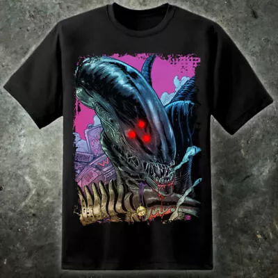 Buy Aliens Xenomorph Cybernosferatu Artwork Mens T Shirt Nostromo Weyland Yutani • 21.99£
