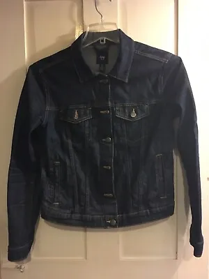Buy GAP Denim Jacket Blue Metal Buttons Stamped 1969 Medium. “Good Used Condition” • 10£