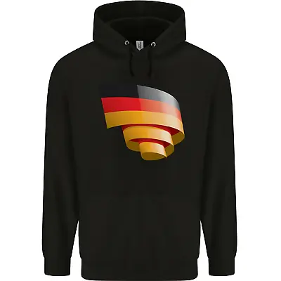 Buy Curled Germany Flag German Day Football Mens 80% Cotton Hoodie • 19.99£