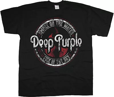 Buy Deep Purple Smoke On The Water Design Rock Official Tee T-Shirt Mens Unisex • 15.99£