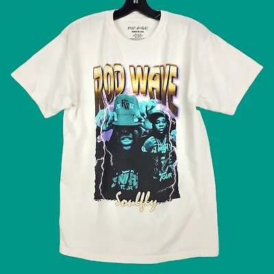 Buy ROD WAVE Shirt Adult Medium White SOULFLY TOUR Hip Hop Rap Music Concert Merch • 17.84£