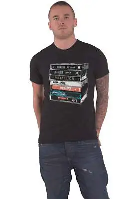 Buy Metallica T Shirt Cassettes Albums Band Logo New Official Mens Black • 17.95£