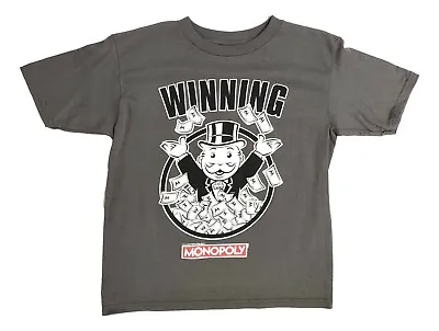 Buy Monopoly Shirt Boys Medium 8  Winning  Fun Novelty Short Sleeve Tee T-Shirt Gift • 10.92£