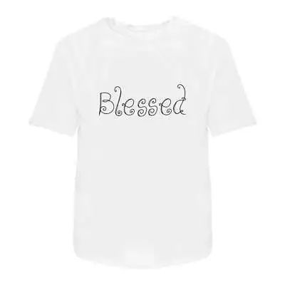 Buy 'Blessed Text' Men's / Women's Cotton T-Shirts (TA016927) • 11.89£