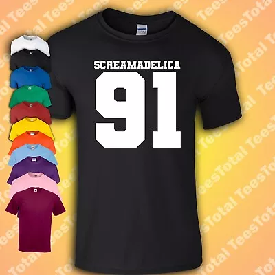Buy Screamadelica 91 Primal Scream T-Shirt | Bobby Gillespie | Indie | Rock • 15.29£