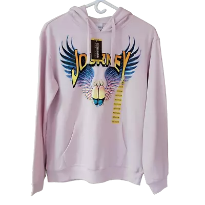 Buy Journey Pink Retro Graphic Pullover Hoodie M • 21.14£