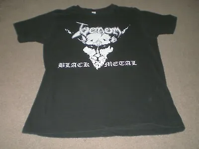 Buy VENOM Black Metal Vintage Shirt Size Large Heavy Metal Band • 22.17£