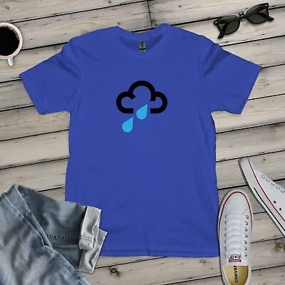 Buy RAINY WEATHER SYMBOL T-SHIRT (moody Cloudy Funny Cool Emotion Mental Health Cool • 13.49£