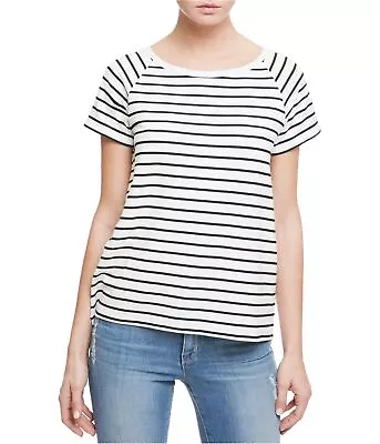 Buy Sanctuary Clothing Womens Stripe Knit Basic T-Shirt, Off-White, Large • 36.10£