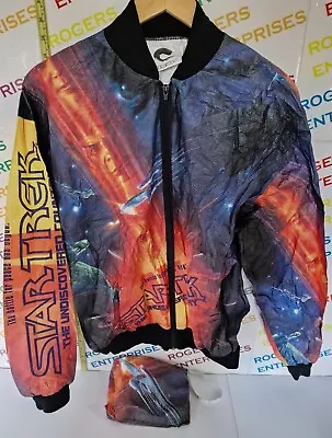 Buy RARE Star Trek The Undiscovered Country Pac-A-Mac Jacket Small Adult/Teen W Bag • 49.99£