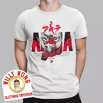 Buy Akira T-Shirt Retro Racer Movie Face Pill Action 80s 90s Action SCIFI Classic • 6.99£