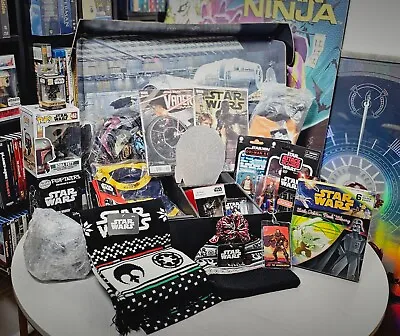 Buy Gift Set! Star Wars Merch! T-shirts (lg) Funko Pop Comics Prints Figures & More! • 110.81£