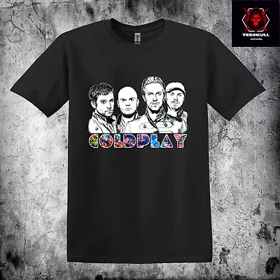 Buy Coldplay Rock Band Tee Tour Unisex Heavy Cotton Quality T-SHIRT S-3XL 🤘 • 27.18£