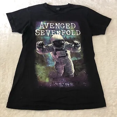 Buy Avenged Sevenfold Concert Shirt Adult Small Black S/S Tultex Music A7X The Stage • 7.63£
