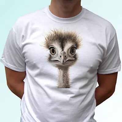 Buy Emu T Shirt Bird Ostrich Tee Funny Top Animal Gift Mens Womens Kids Baby Sizes • 9.99£