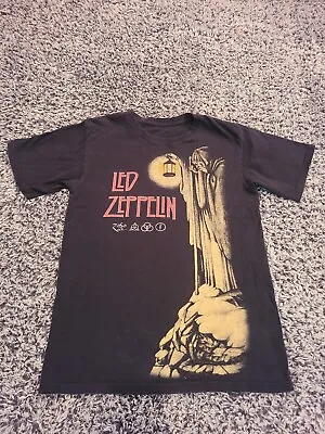 Buy Led Zeppelin T-Shirt Small Black 2012 Tour Merch Graphic Tee(faded) Read!!! • 15.15£