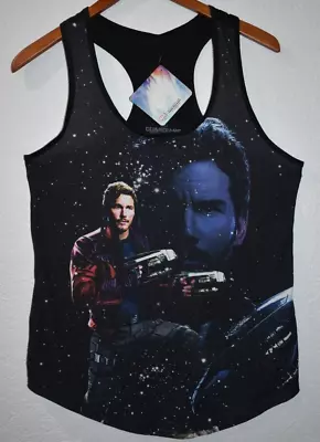 Buy Guardians Of The Galaxy Vol. 2 TANK TOP BLACK Marvel STAR-LORD NEW With Tags • 14.06£