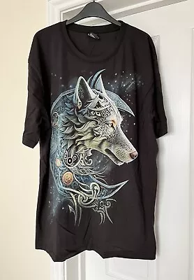 Buy CELTIC WOLF T-SHIRT BY SPIRAL DIRECT Size XXL • 15£