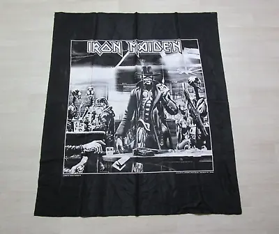 Buy Vintage 1987 Iron Maiden Merch Flag Wall Hanging Banner Tapestry 39  X 45  • 113.65£