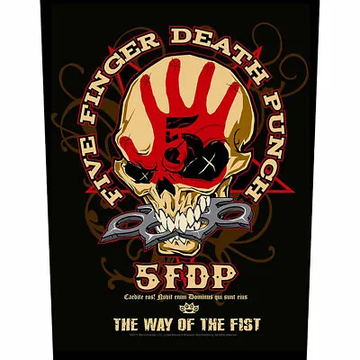 Buy FIVE FINGER DEATH PUNCH BACK PATCH: The Way Of The Fist: Official Licenced Merch • 8.95£