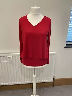 Buy Kettlewell Red Double Layer Longsleeve  Top Size M • 9.95£
