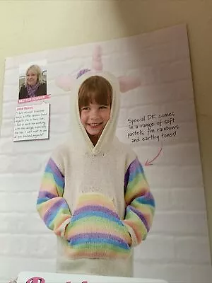 Buy Child Boy Girl Pastel Magic Unicorn Hoodie / Jumper Knitting Pattern - 1-11yr • 2.69£