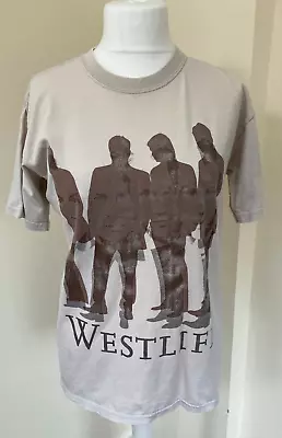 Buy WestLife  Face To Face Tour T-Shirt 2006 - Beige  - Size M/L • 7.95£