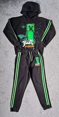 Buy Boys Minecraft Tracksuit/Hoodie & Joggers Age 8-9 Years • 5.95£
