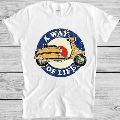 Buy Scooter A Way Of Life MOD Moped Motorcycle Biker Top Meme Gift Tee T Shirt M1161 • 6.35£