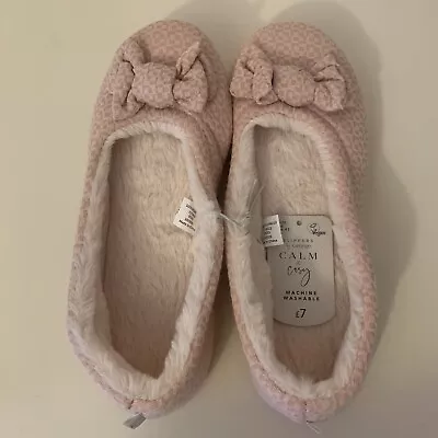 Buy George At Asda Pink Slippers Size 8. Brand New With Tags. • 5£