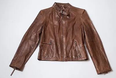 Buy Gipsy Mauritius Women’s Leather Jacket NWT Size L • 92.83£