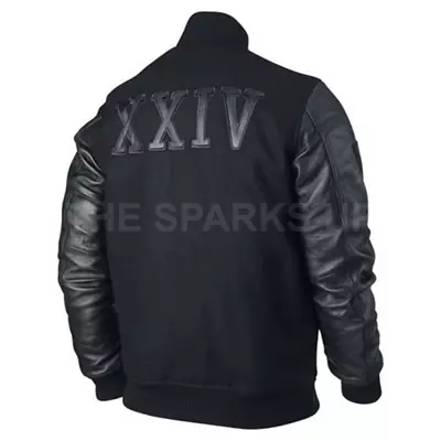 Buy Kobe Destroyer XXIV Michael B Jordan Battle Creed Fleece & Leather Sleeve Jacket • 109.98£