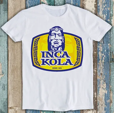 Buy Inca Kola T Shirt  Logo Peru Soft Drink Golden Soda Cool Gift Tee 1436 • 6.35£