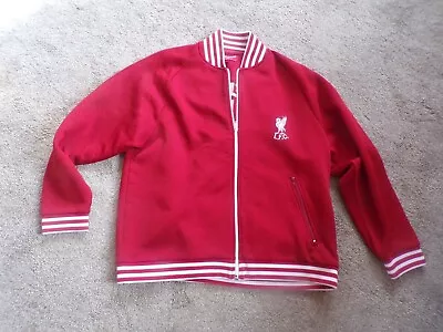 Buy Mens Liverpool LFC Official Shankly Track Jacket Size XL Dark Red  • 4.99£
