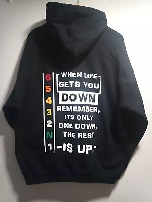 Buy When Life Gets You Down  1 Down 5 Up    Printed T-shirt/hoodie Novelty Bike Wear • 25.99£