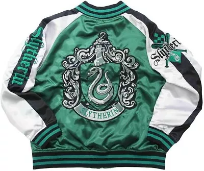 Buy Harry Potter Slytherin Emblem Lady's Jacket Sukajan Japanese Size L 4105004600 • 191.14£