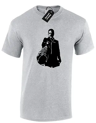 Buy Negan Silhouette Mens T Shirt Cool Walking Daryl Grimes Rick Dixon Dead Zombie • 7.99£